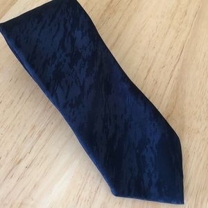 Vintage City Streets blue skinny tie
